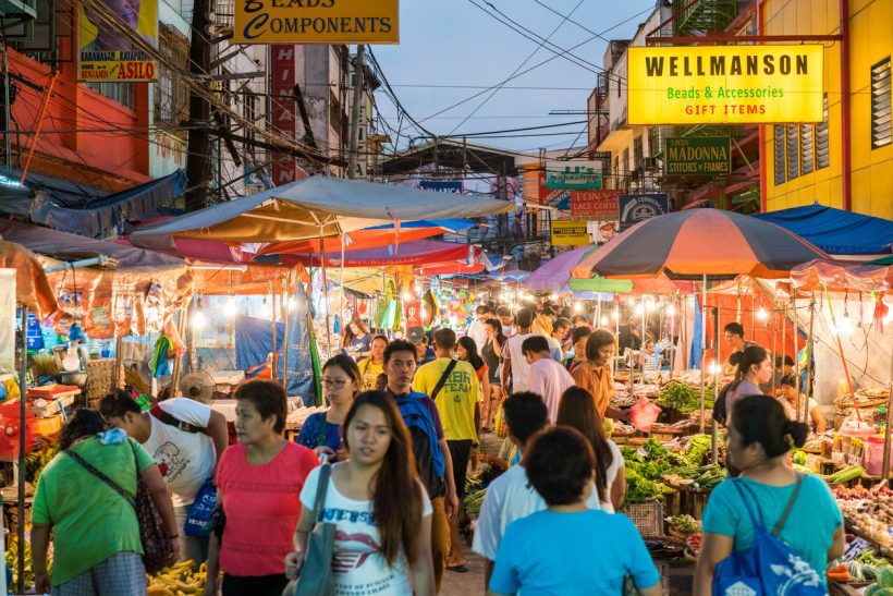 Manila street market
